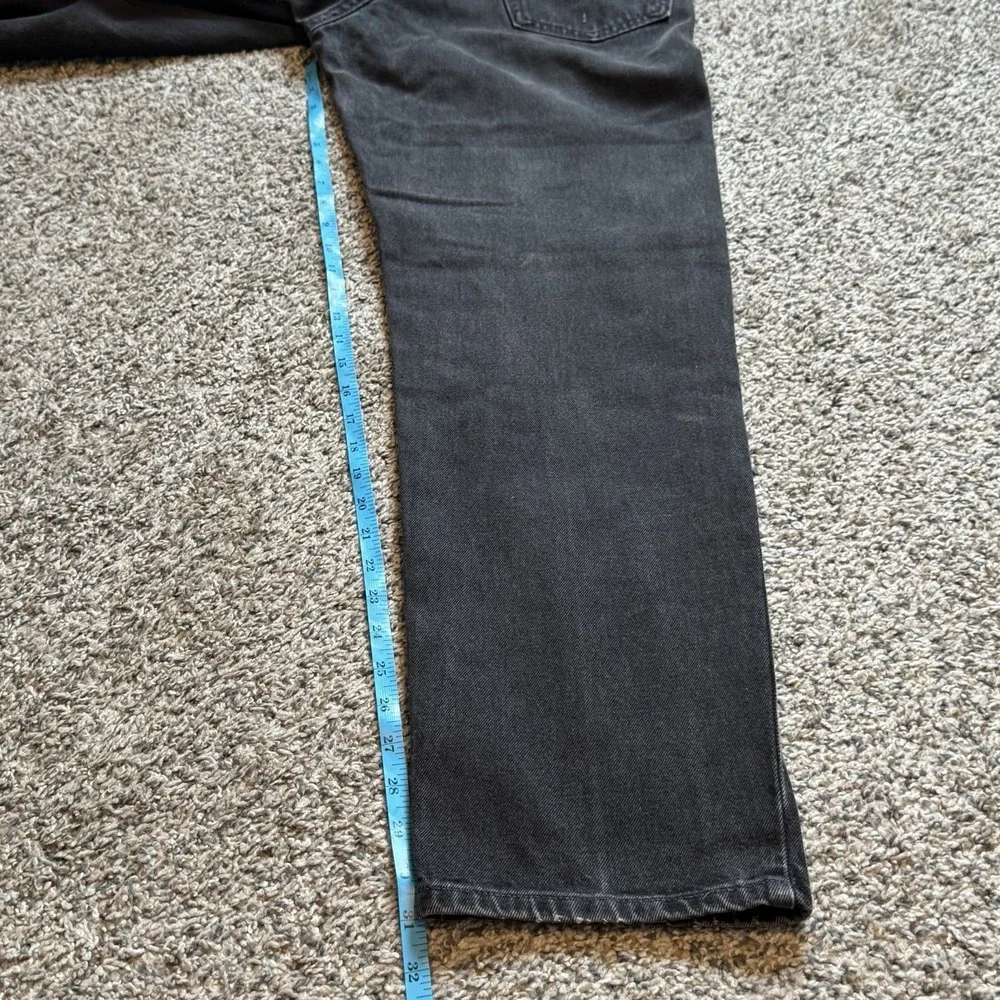 Vintage Levis 550 Jeans Mens 32x32 Fit(29x31) Relaxed Fit Black Made In Canada
